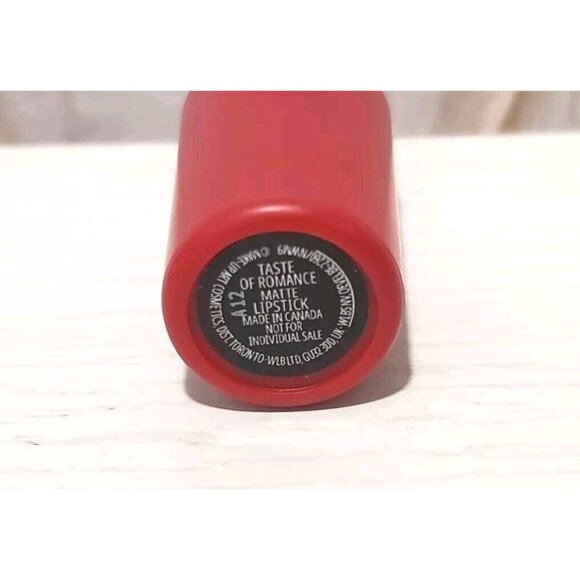 MAC Taste Of Romance Matte Lipstick A12 *New Without Box* Regular Size - Picture 3 of 3